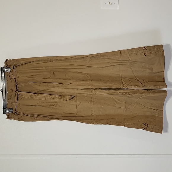 Rewind Wide Leg Tie Waist Pants Brown Size Small - Picture 1 of 8